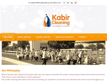 Tablet Screenshot of kabircleaning.com